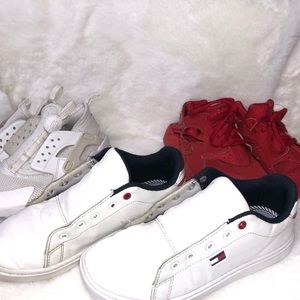 Boys sneaker bundle (Huaraches & Tommy Hilfiger)